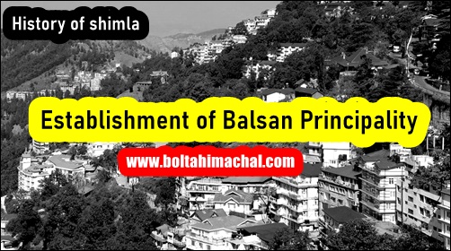 Establishment of Balsan Principality