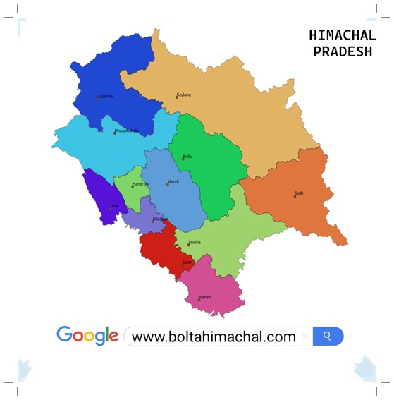 HIMACHAL MAP