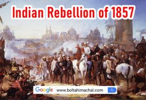 ndian rebellion of 1857