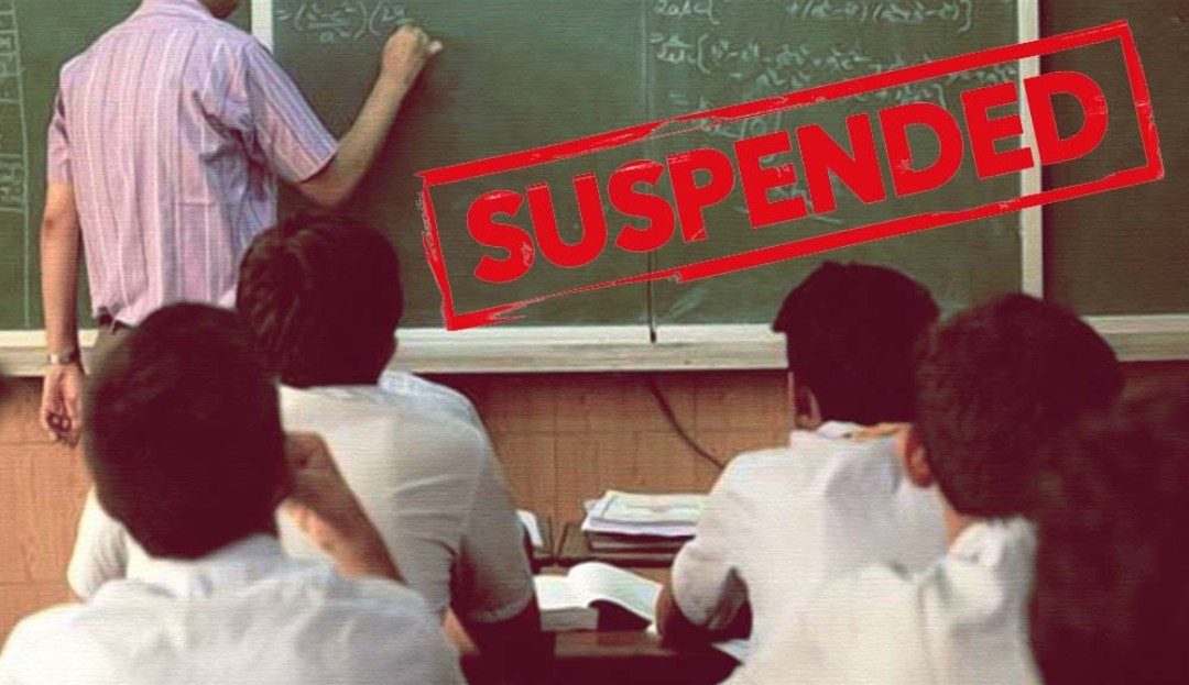 TEACHER SUSPEND