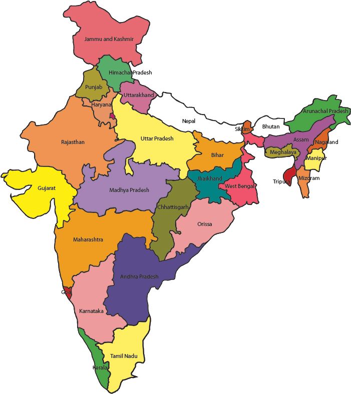 india map